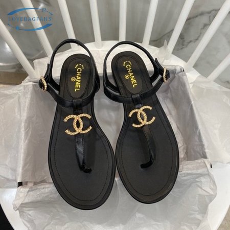 Chanel Leather Sandals