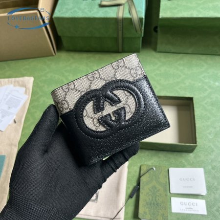 Gucci Wallet With Cut-Out Interlocking G