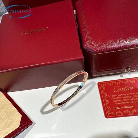 Cartier Love Bracelet 18k White Gold Diamonds