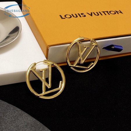 louise hoop earrings gold