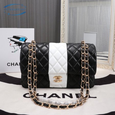 Chanel Bicolor Classic Single Flap Bag