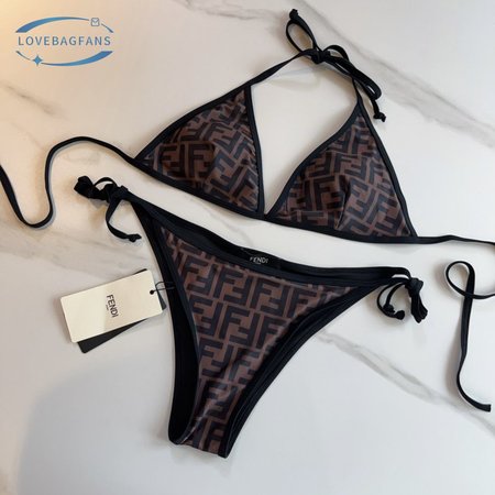 Fendi Women's Brown Bikini