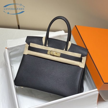 Hermes Birkin 30 Togo Black & Gold