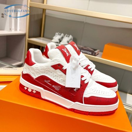 trainer #54 signature red white