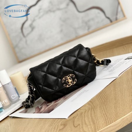 Chanel 19 AS1163 Black