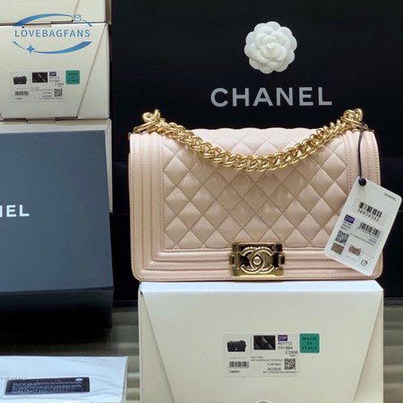 Chanel Boy Flap Quilted Diamond Bag