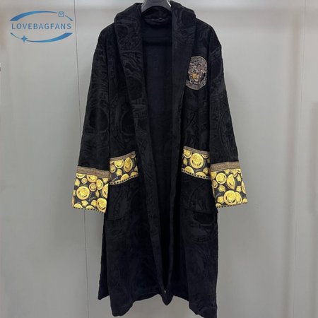 Versace Baroque Cotton Terry Bathrobe