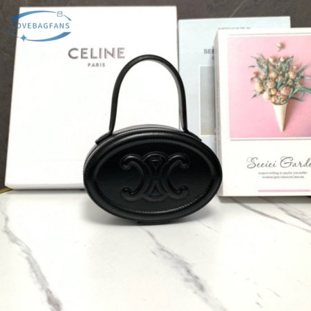 Celine Cuir Triomphe Black 198613