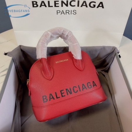 Balenciaga Ville XXS Handbag In Red