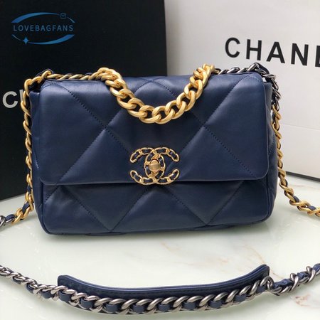 Chanel 19 AS1160 Navy Blue