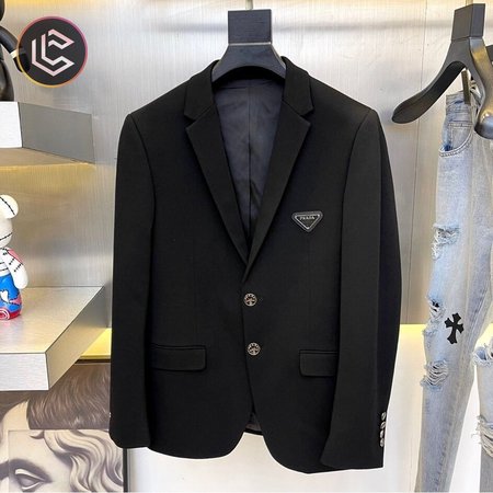 Prada Single-breasted Wool Jacket 48-56