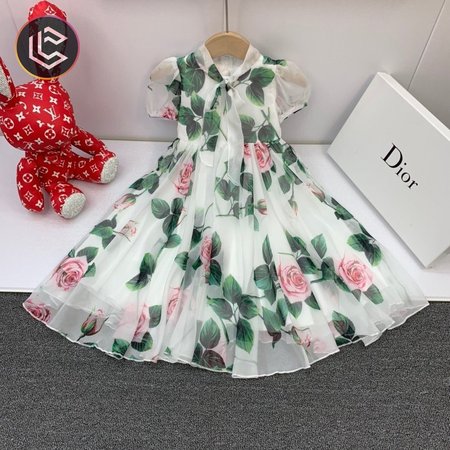 Dior Kid's Floral Dress