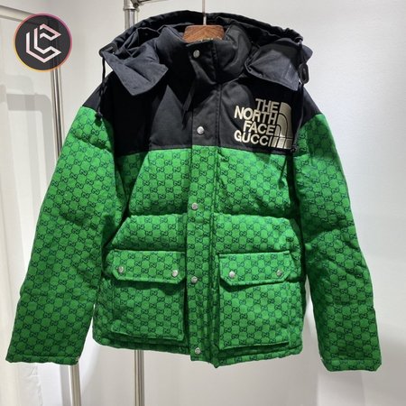 Gucci Nylon Padded Jacket Green S-XL