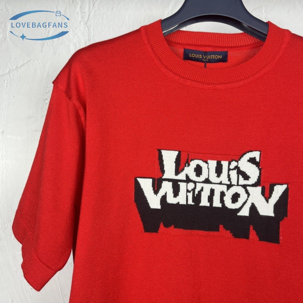 Louis Vuitton 1AATP7 Graphic Short-sleeved T-Shirt