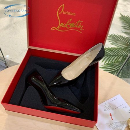 Christian Louboutin Kate 85mm Pumps Patent Calf Black 35-39