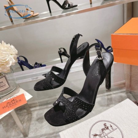 Hermes Ella 105 Sandal Noir 35-39