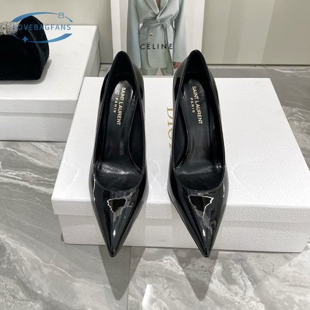 YSL Opyum Pumps In Patent Leather With Gold-Tone Heel 35-39